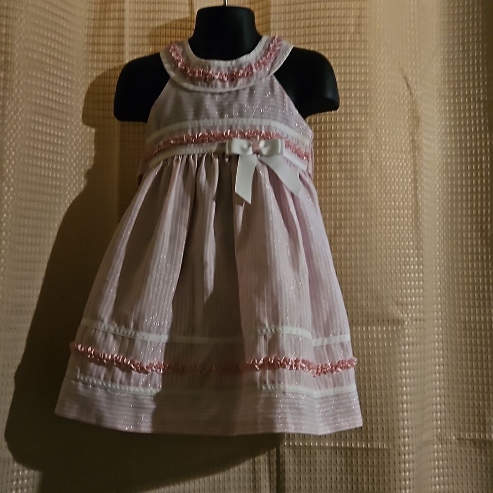 Jessica Ann girls stripe summer sleeveless dress, sz 2t